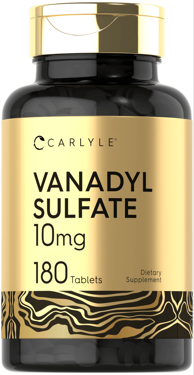 Sulfato de Vanadil 10mg | 180 Tabletas