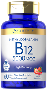 Vitamin B-12 5000mcg | 60 Tablets