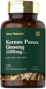 Korean Panax Ginseng 1500mg | 120 Capsules