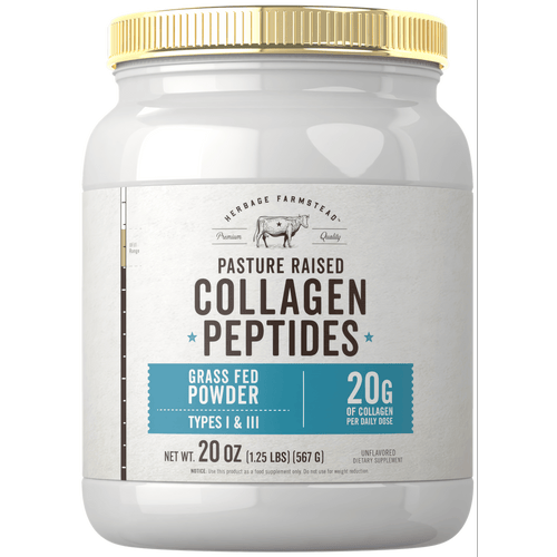 View 1 Peptídeos de Colágeno Criados a Pasto | Pó de 20oz