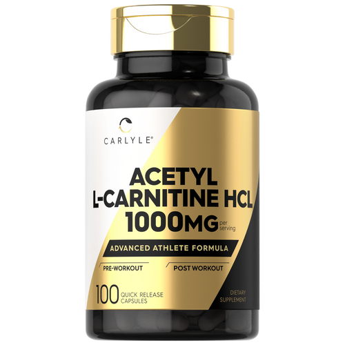 Acetyl L-Carnitine HCL 1000mg per serving | 100 Capsules Acetyl L-Carnitine HCL 1000mg per serving | 100 Capsules