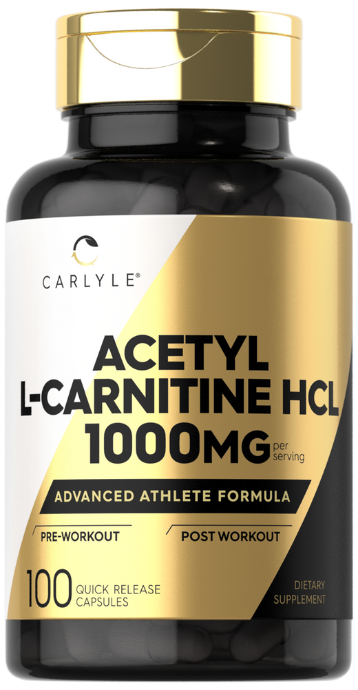 Acetyl L-Carnitine HCL 1000mg | 100 Capsules