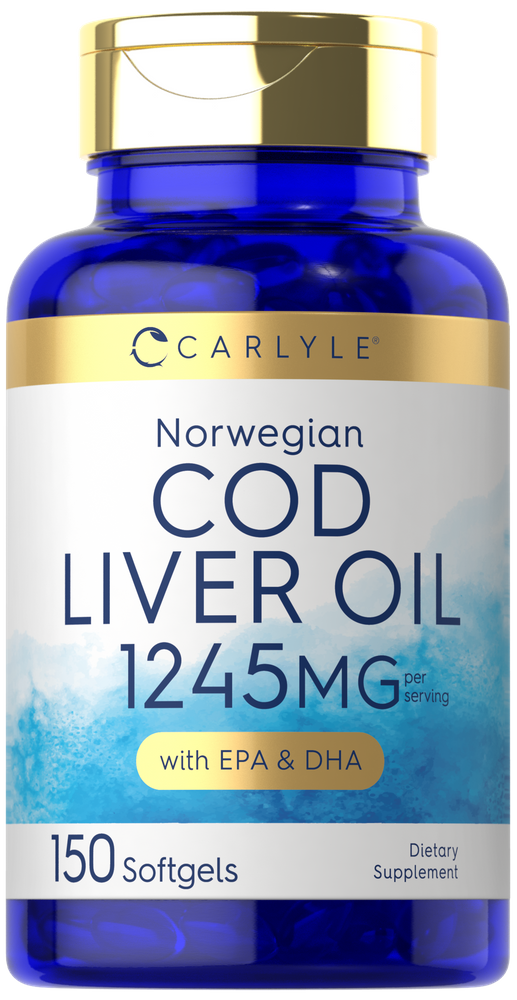 Cod Liver Oil 1245mg per serving | 150 Softgels