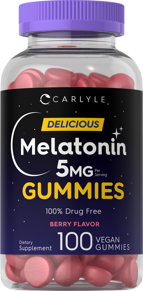 Melatonina 5 mg per porzione | 100 Caramelle Gommose