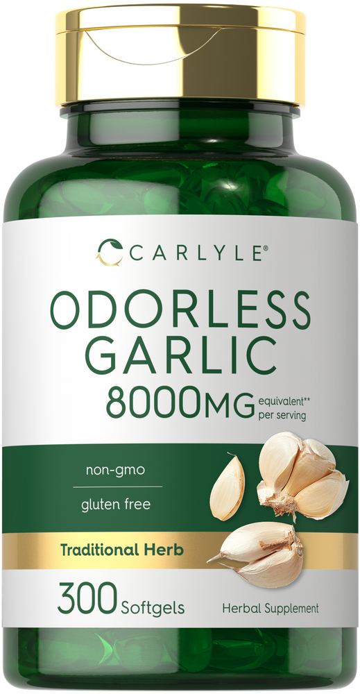 Odorless Garlic 8000mg | 300 Softgels