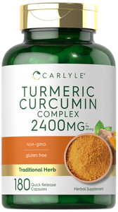 Turmeric Curcumin Supplement 2400mg | 180 Capsules