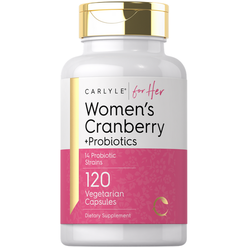 View 1 Cranberry Plus Probiotics | 120 Capsules