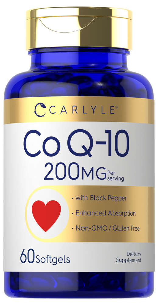 CoQ10 200mg por porção | 60 Cápsulas Gelatinosas