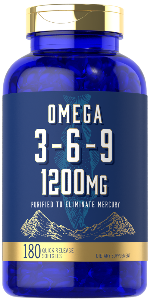 Omega 3-6-9 1200mg | 180 Softgels