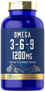 Load image into Gallery viewer, Omega 3-6-9 1200mg | 180 Capsules
