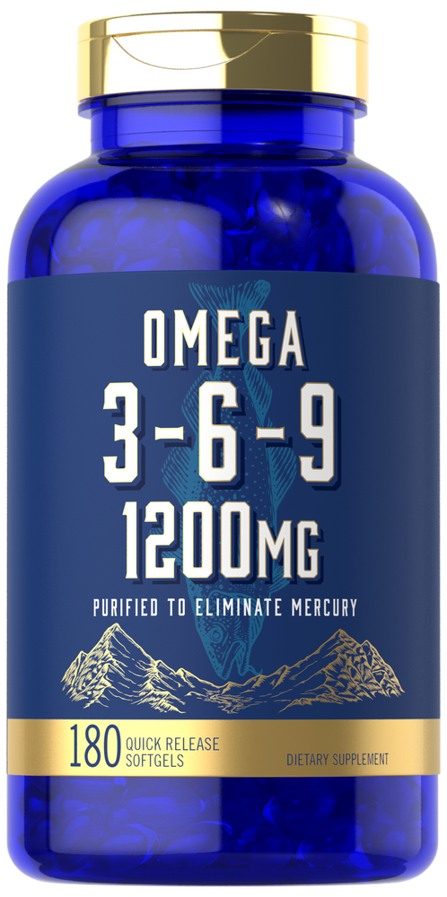 Omega 3-6-9 1200mg | 180 Cápsulas Gelatinosas