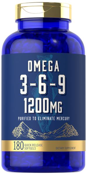 Omega 3-6-9 1200mg 180 Softgels