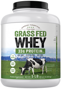 Grass Fed Whey Protein | 5lb Powder