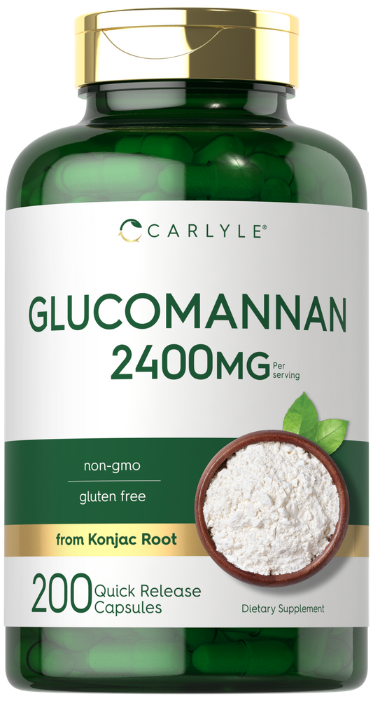 Glucomannane 2400mg par portion | 200 Gélules