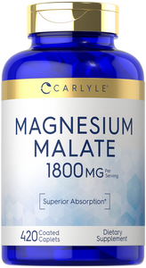 Magnesium Malate 1800mg | 420 Caplets