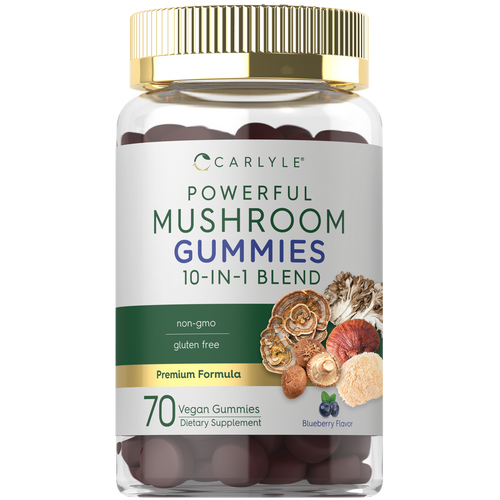 View 1 Complément Alimentaire aux Champignons | 70 Gummies
