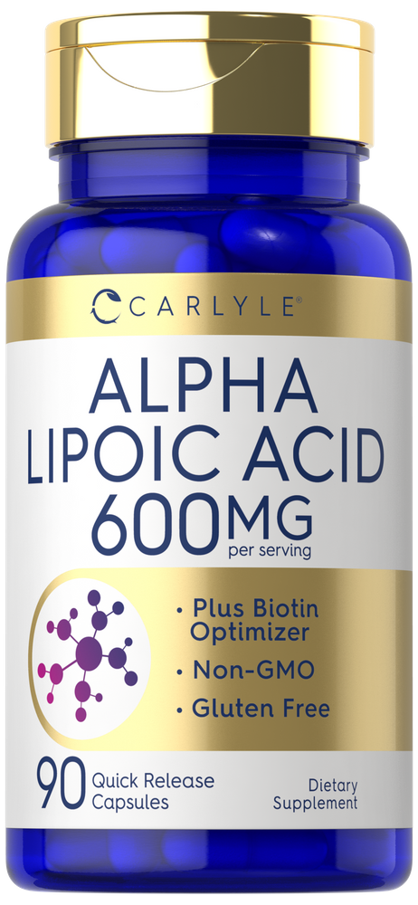 Alpha Lipoic Acid 600mg | 90 Capsules