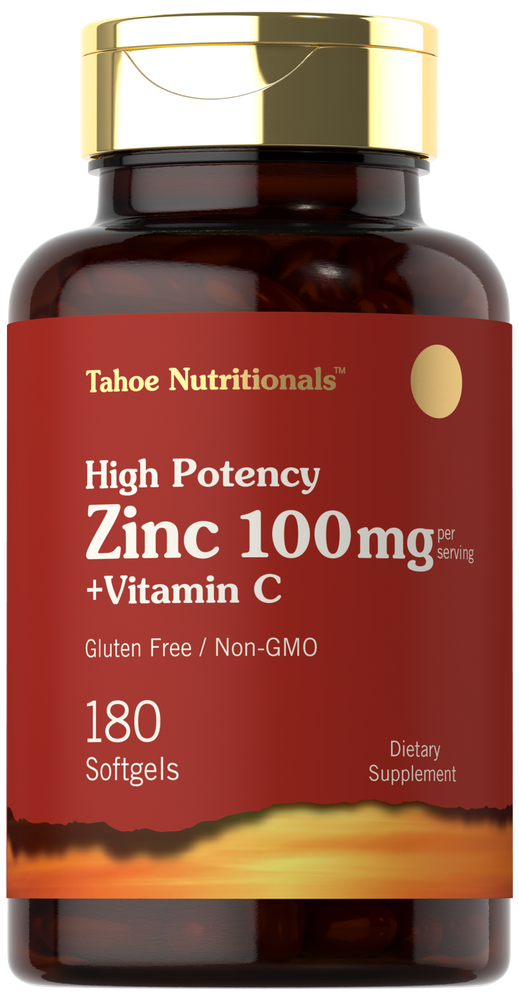 Zink mit Vitamin C | 180 Weichkapseln