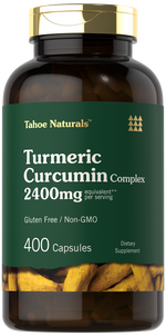 Load image into Gallery viewer, Turmeric Curcumin Supplement 2400mg | 400 Powder Capsules
