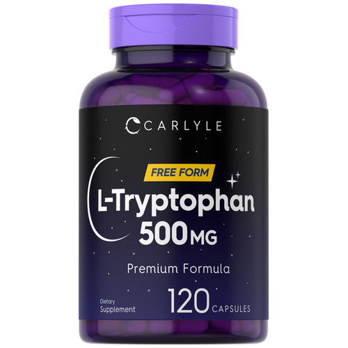 View 1 L-Tryptophan 500mg | 120 Capsules