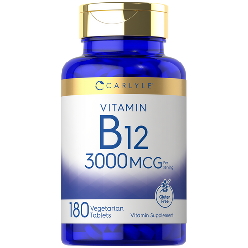 View 1 Vitamina B-12 3000 mcg por porción | 180 Tabletas