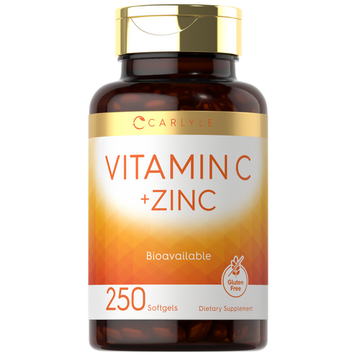 View 1 Vitamina C con Zinc | 250 Cápsulas Blandas