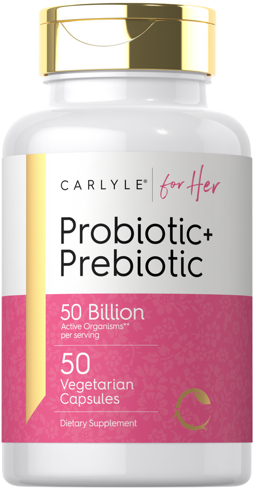 Prebiotic & Probiotic for Her | 50 Capsules