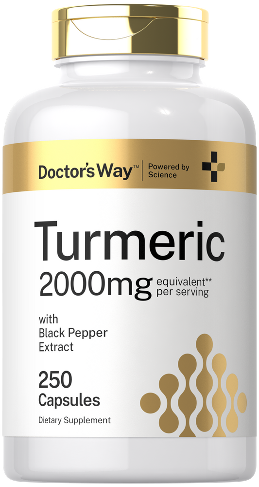 Kurkuma Curcumin Ergänzung 2000 mg | 250 Kapseln