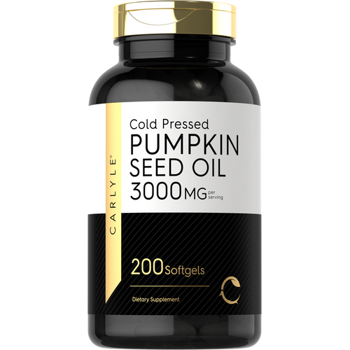View 1 Pumpkin Seed Oil Cold Pressed 3000mg per serving | 200 Softgels