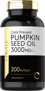 Pumpkin Seed Oil Cold Pressed 3000mg | 200 Softgels