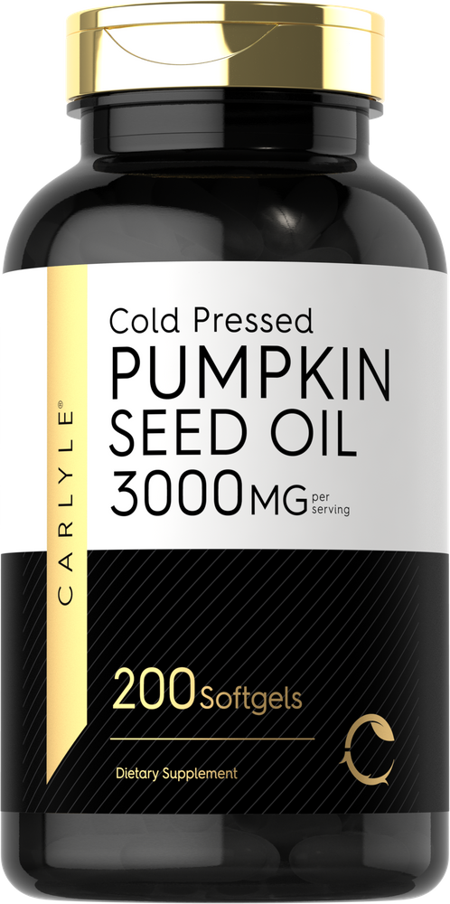 Pumpkin Seed Oil Cold Pressed 3000mg per serving | 200 Softgels