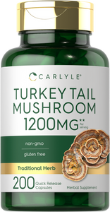 Turkey Tail Mushroom 1200mg | 200 Capsules