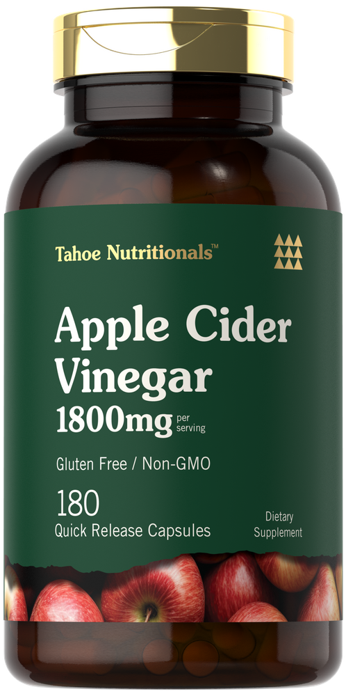 Vinagre de Maçã 1800mg por porção | 180 Cápsulas