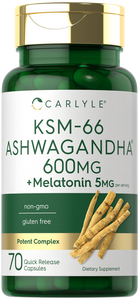 KSM-66 Ashwagandha 600mg | 70 Capsules