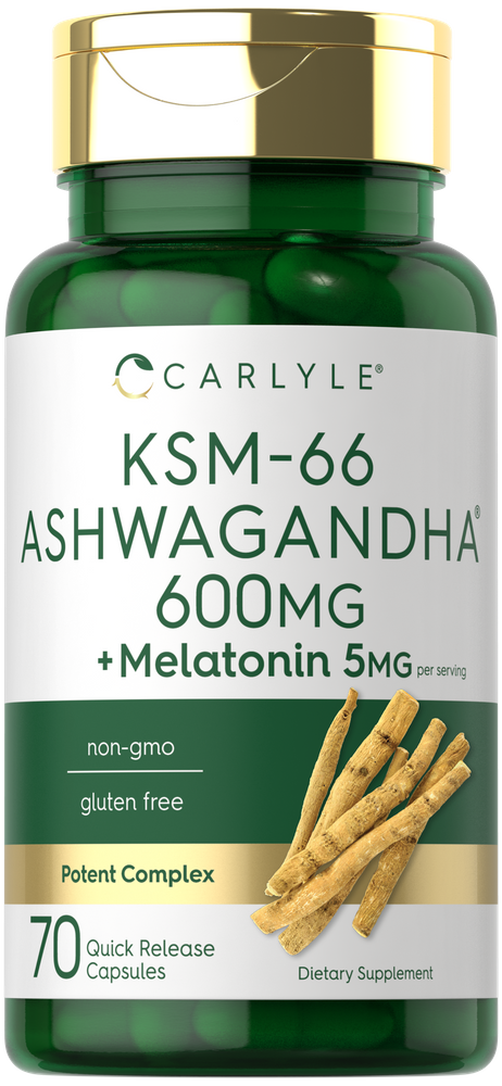 KSM-66 Ashwagandha 600 mg per porzione | 70 Capsule