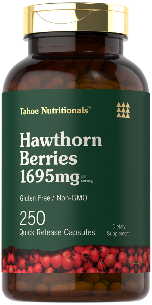 Hawthorn Berry | 1695mg | 250 Capsules