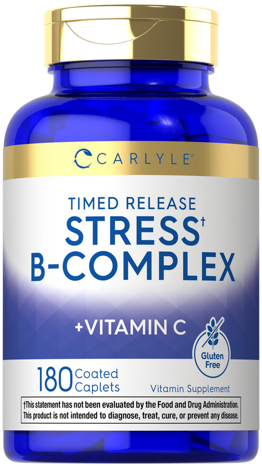 Vitamin B-Complex with Vitamin C | 180 Caplets
