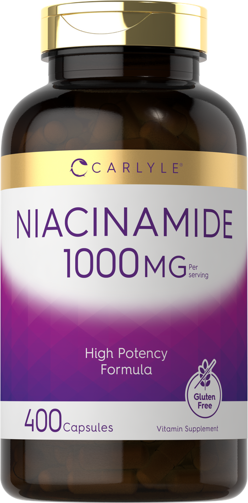 Niacinamida 1000 mg por porción | 400 Cápsulas
