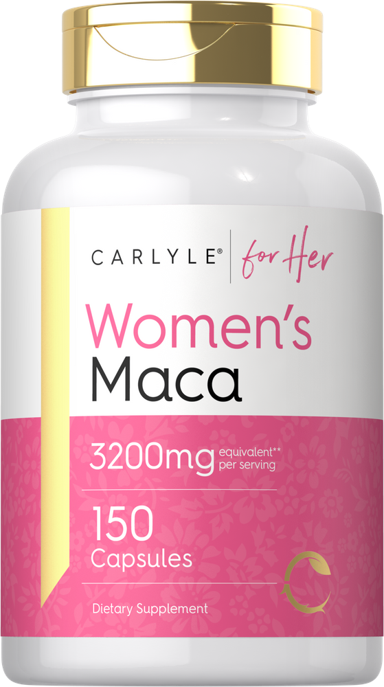 Maca-Wurzel für Frauen 3200mg pro Portion | 150 Kapseln