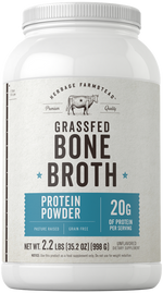 Load image into Gallery viewer, Grass Fed Bone Broth Protein Powder | 35.2oz Powder
