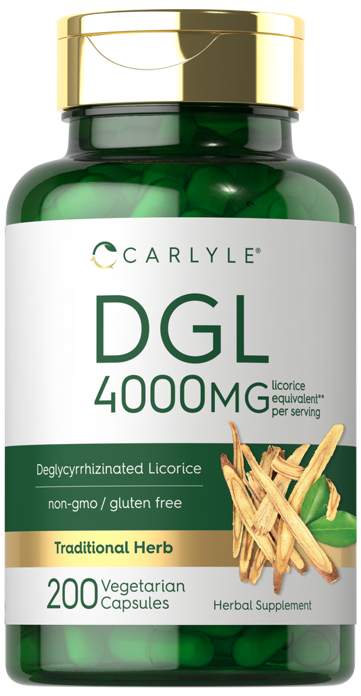 DGL Deglycyrrhizinated Licorice | 200 Capsules