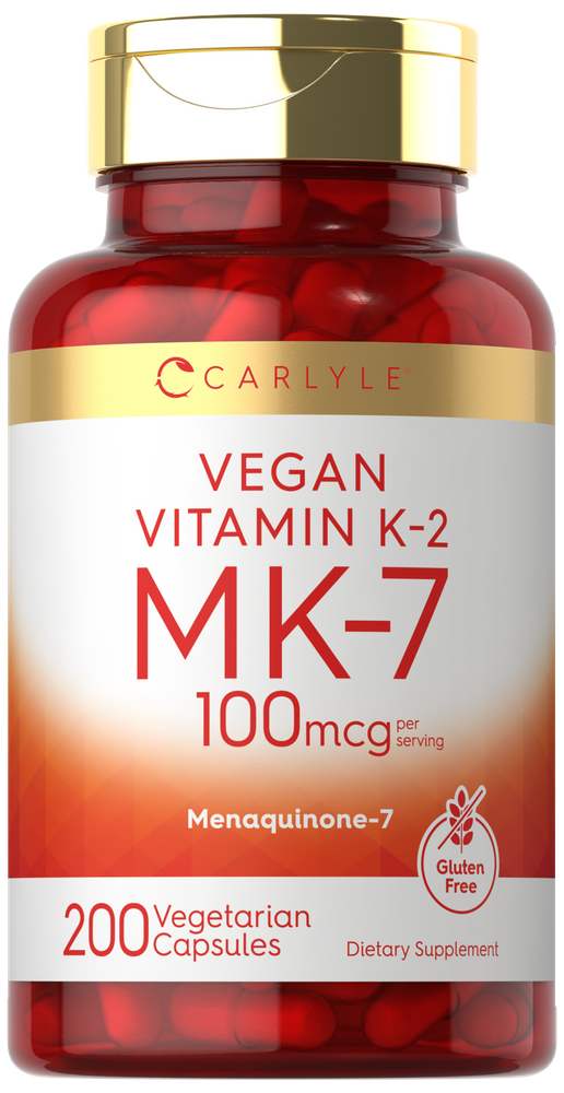 Vitamina K-2 MK7 100mcg por porção | 200 Cápsulas