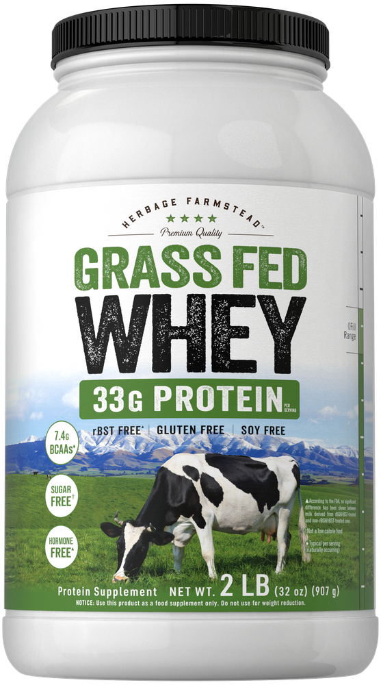 Grass Fed Whey Protein | 2lb Powder