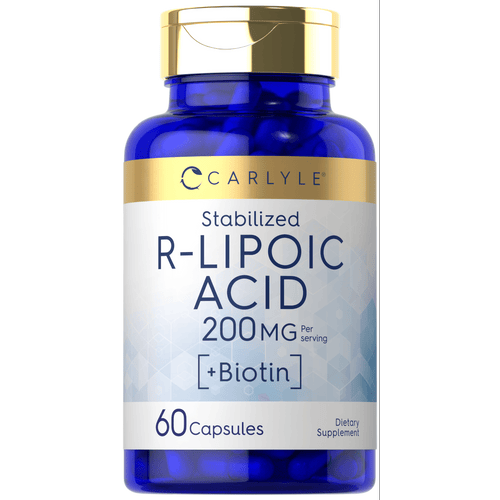 View 1 Ácido R-Lipoico 200mg por porción | 60 Cápsulas