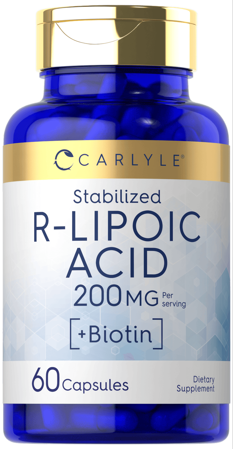 Ácido R-Lipoico 200mg por porción | 60 Cápsulas