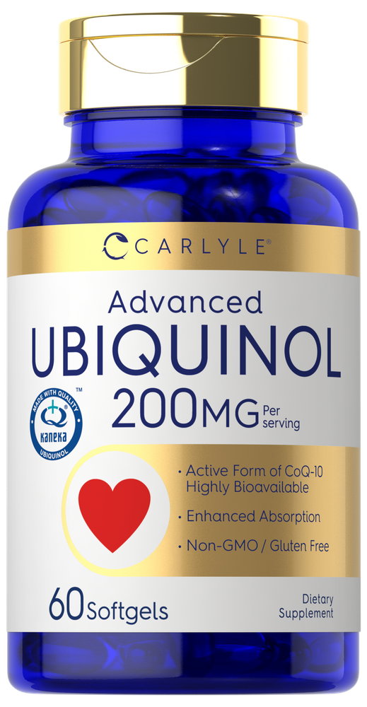 Ubiquinol 200mg por porção | 60 Cápsulas