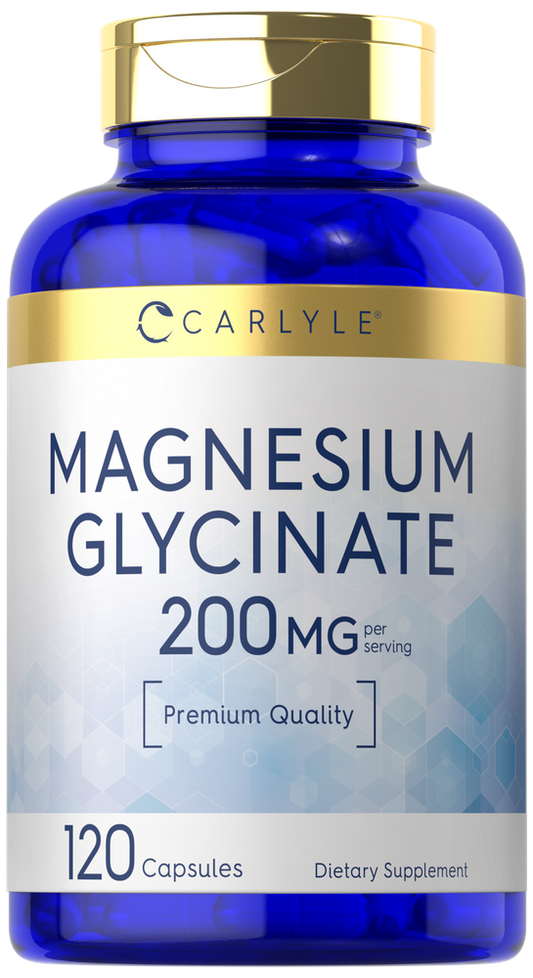 Magnesio Glicinato 200mg per porzione | 120 Capsule