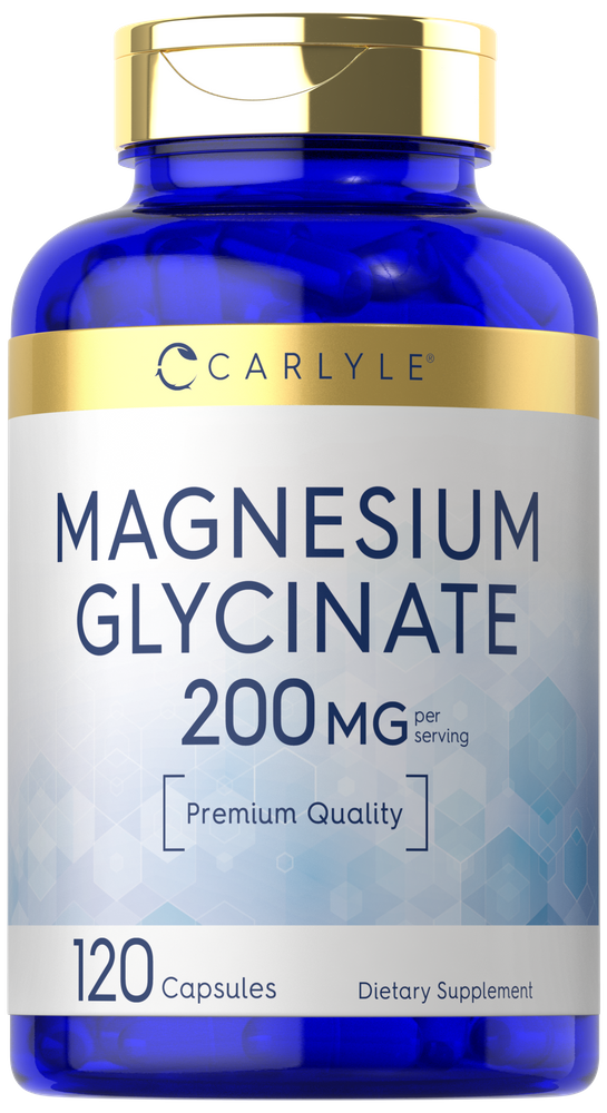 Magnesio Glicinato 200mg per porzione | 120 Capsule