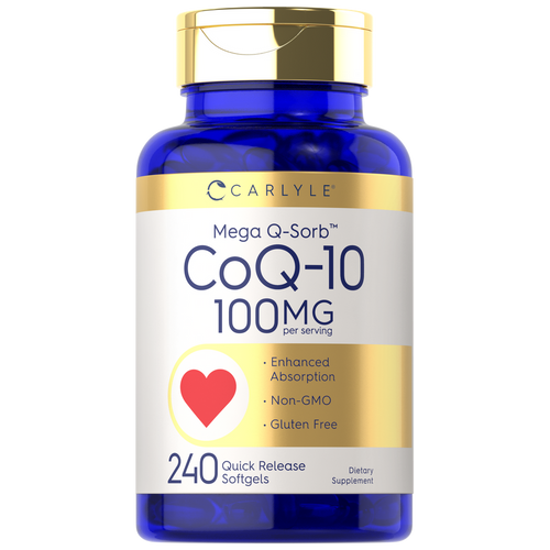 View 1 CoQ10 100mg por porción | 240 cápsulas blandas