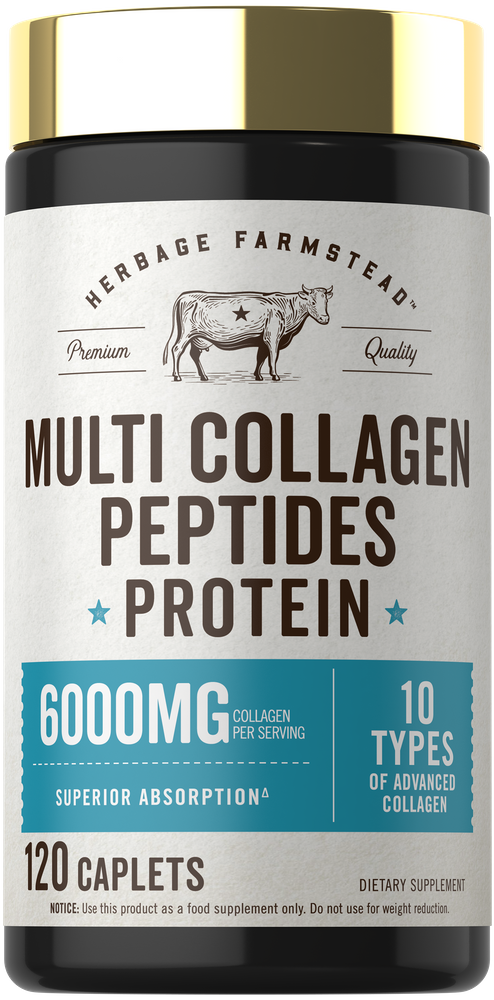 Peptídeos de Colágeno Multi 6000mg | 120 Comprimidos